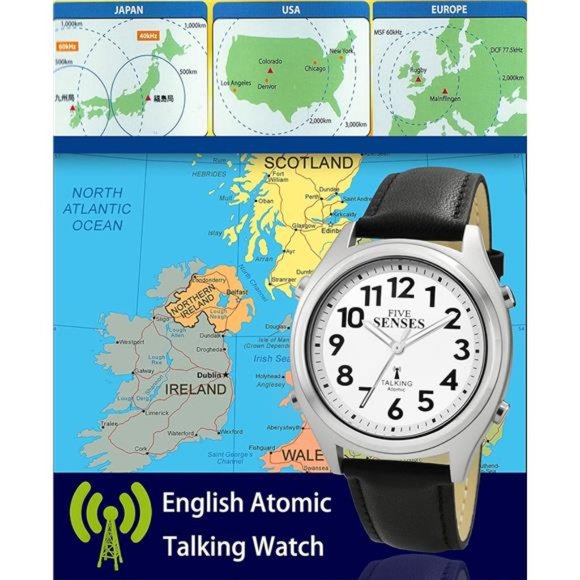 Atomic English Talking Watch with Alarm Clock For Women